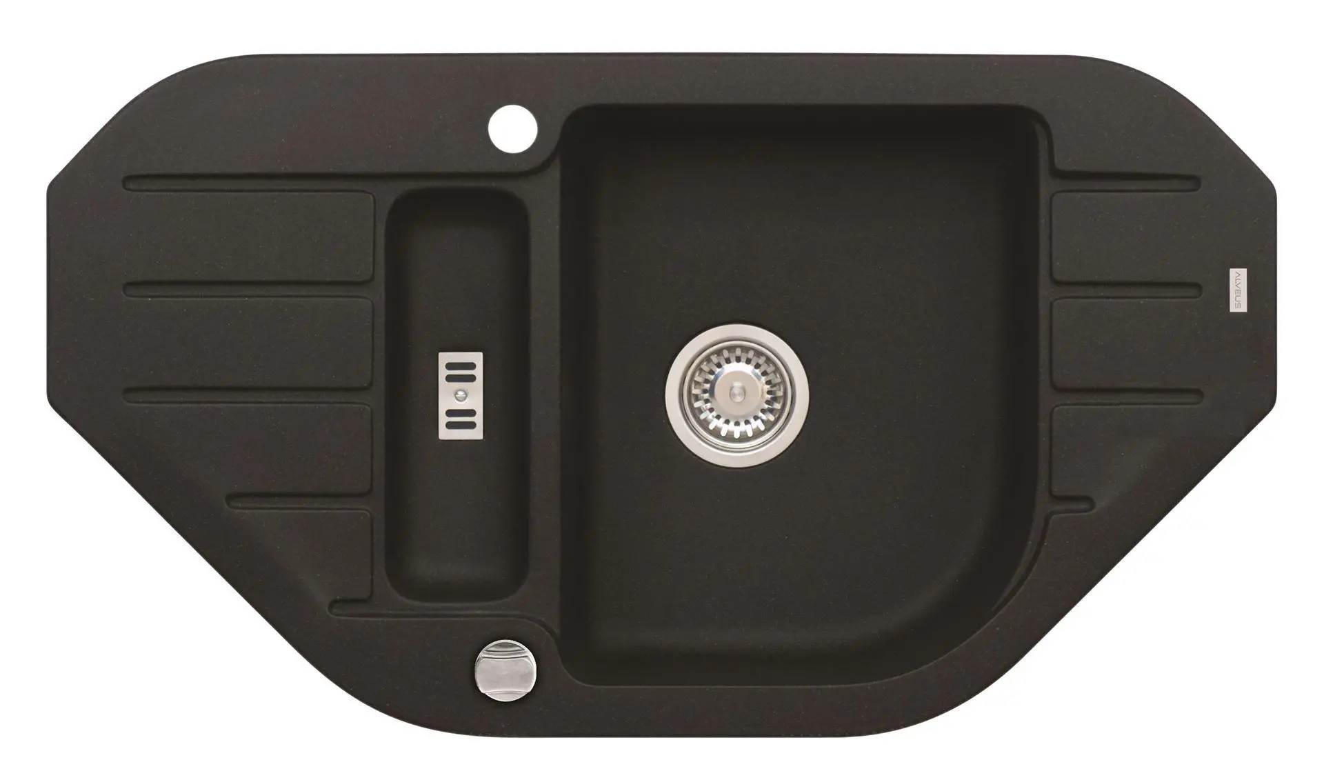 Zlewozmywak Alveus Niagara 60 1126091 Granitowy Czarny