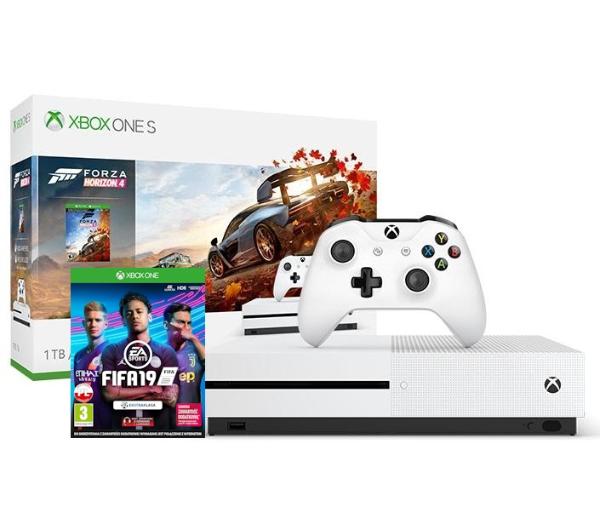leerplan Opmerkelijk vergeven Xbox One S 1TB + Forza Horizon 4 + FIFA 19 w Sklepie RTV EURO AGD