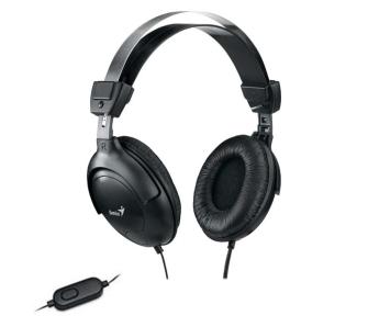 Słuchawki przewodowe z mikrofonem Genius HS-M505X Nauszne Czarny