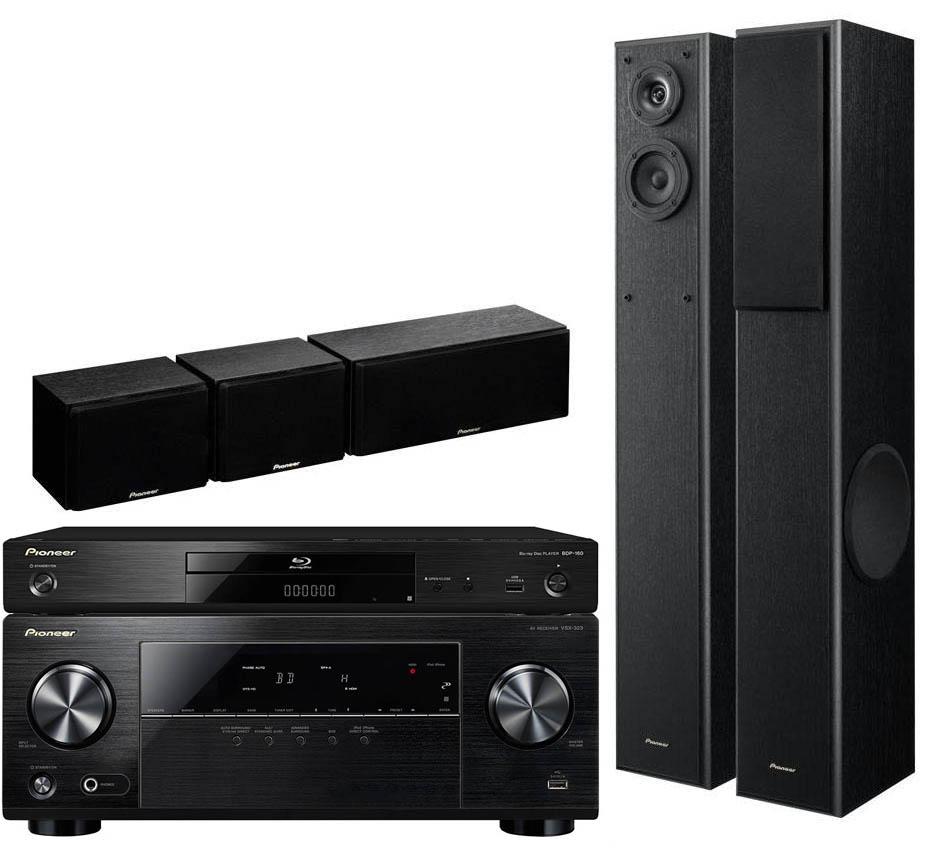 Zestaw kina Pioneer BDP-160K, VSX-323K, S-ESR2TB (czarny)