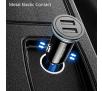 Ładowarka samochodowa USAMS US-CC050 C4 2.4A Dual USB Smart Car Charger