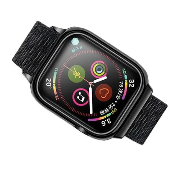 Pasek USAMS z etui Watch 4 US-ZB074 Czarny