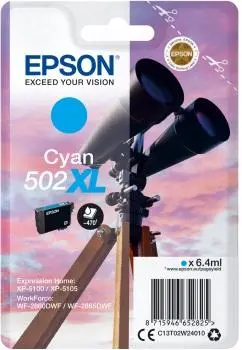 Tusz Epson 502  XL C13T02W24010 Błękitny 6,4 ml