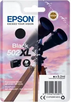 Tusz Epson 502  XL C13T02W14010 Czarny 9,2 ml