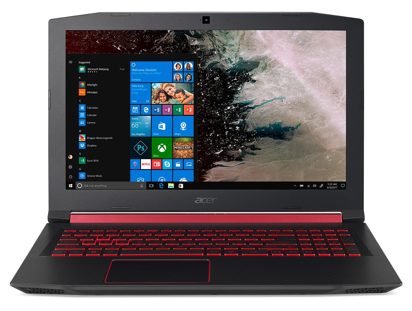Acer Nitro 5 15,6" Intel® Core™ i5-8300H 8GB RAM 512GB Dysk SSD GTX1050 Grafika Win10