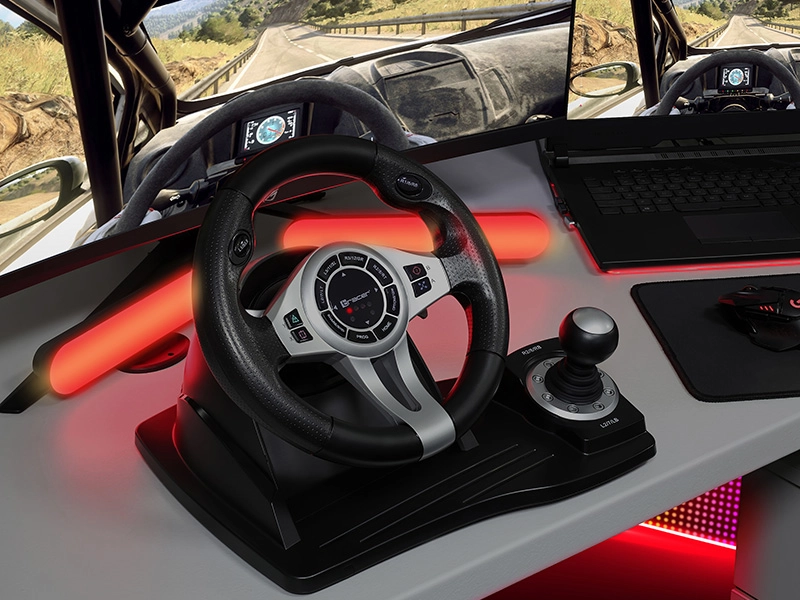 Kierownica Tracer Roadster 4w1 z pedałami do PS4, PS3, Xbox One, PC