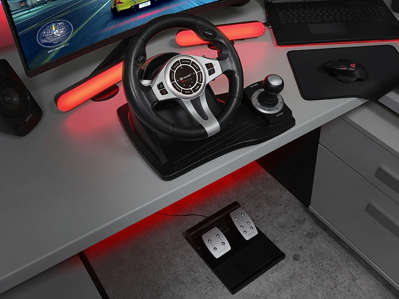 Kierownica Tracer Roadster 4w1 z pedałami do PS4, PS3, Xbox One, PC