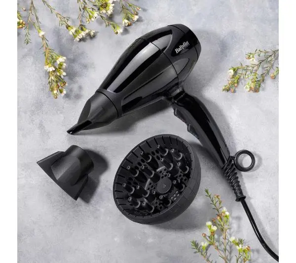 BaByliss Compact Pro 2400 6715DE Jonizacja Dyfuzor Zimny nawiew 2400W 2 prędkości 2 temperatury