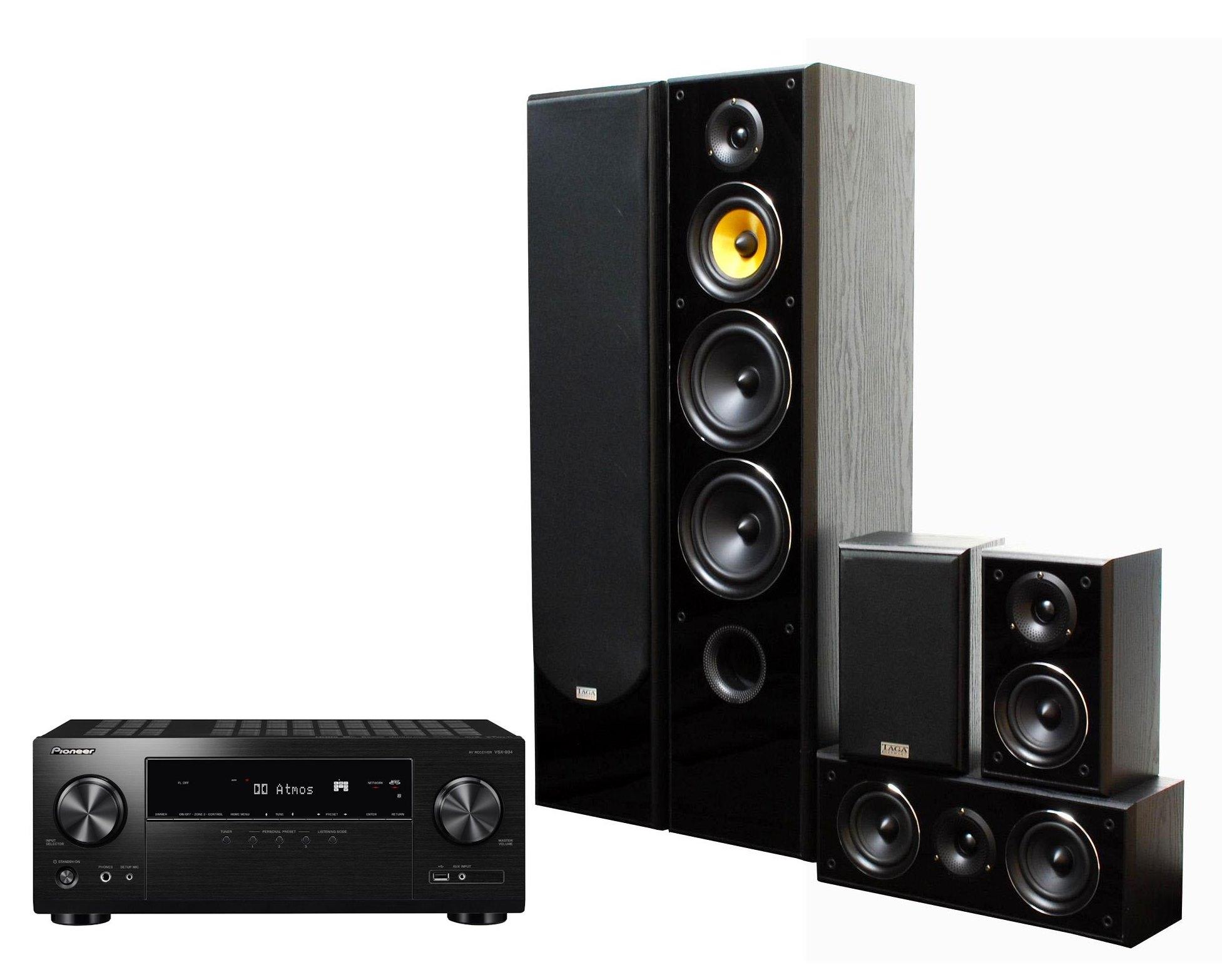 Zestaw kina Pioneer VSX-934B, Taga Harmony TAV-606 v.3 Czarny