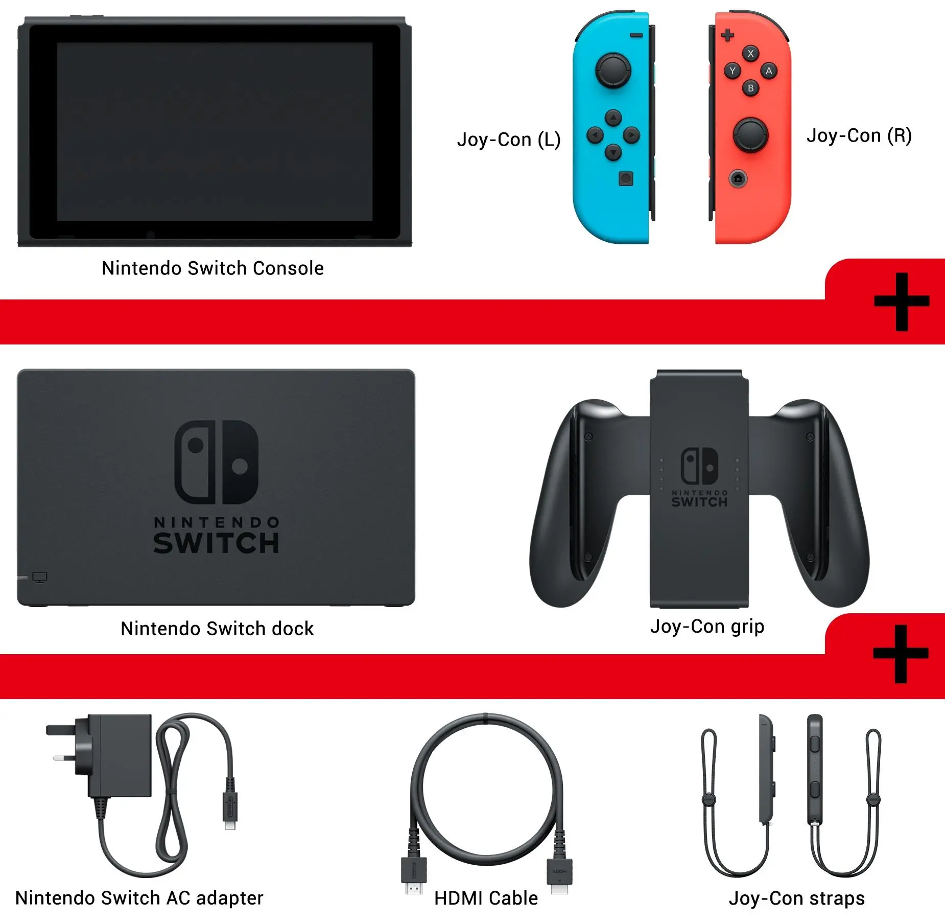 Konsola Nintendo Switch Joy-Con v2 Czerwono-niebieski