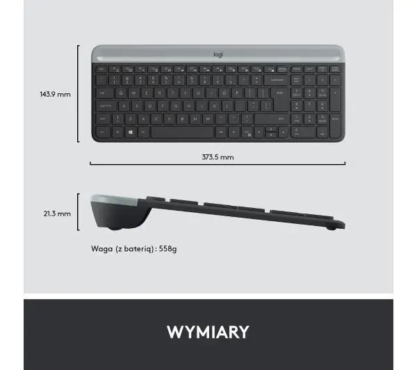 Logitech MK470 Czarno-szary