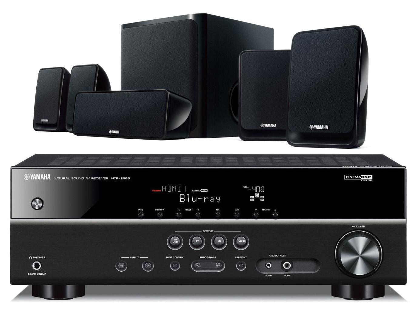 Zestaw kina Yamaha HTR-2866, NS-P20 (czarny)