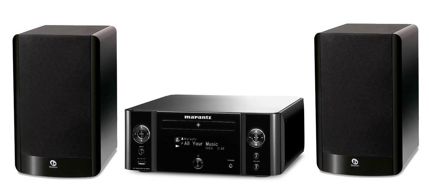 Wieża Marantz Melody Media M-CR610 (czarny) + Boston Acoustics A26 (czarny)