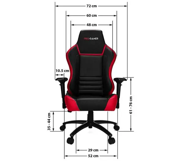 Pro-Gamer Gorgon 2.0 Gamingowy do 150kg Skóra ECO Tkanina Czarno-czerwony - Kup na Raty - RRSO 0%