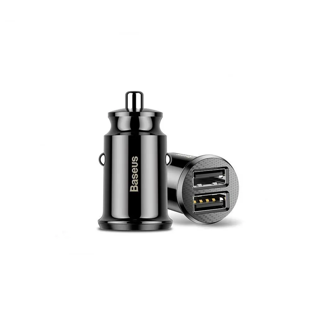 Ładowarka samochodowa Baseus Grain 2USB 3,1A Czarny