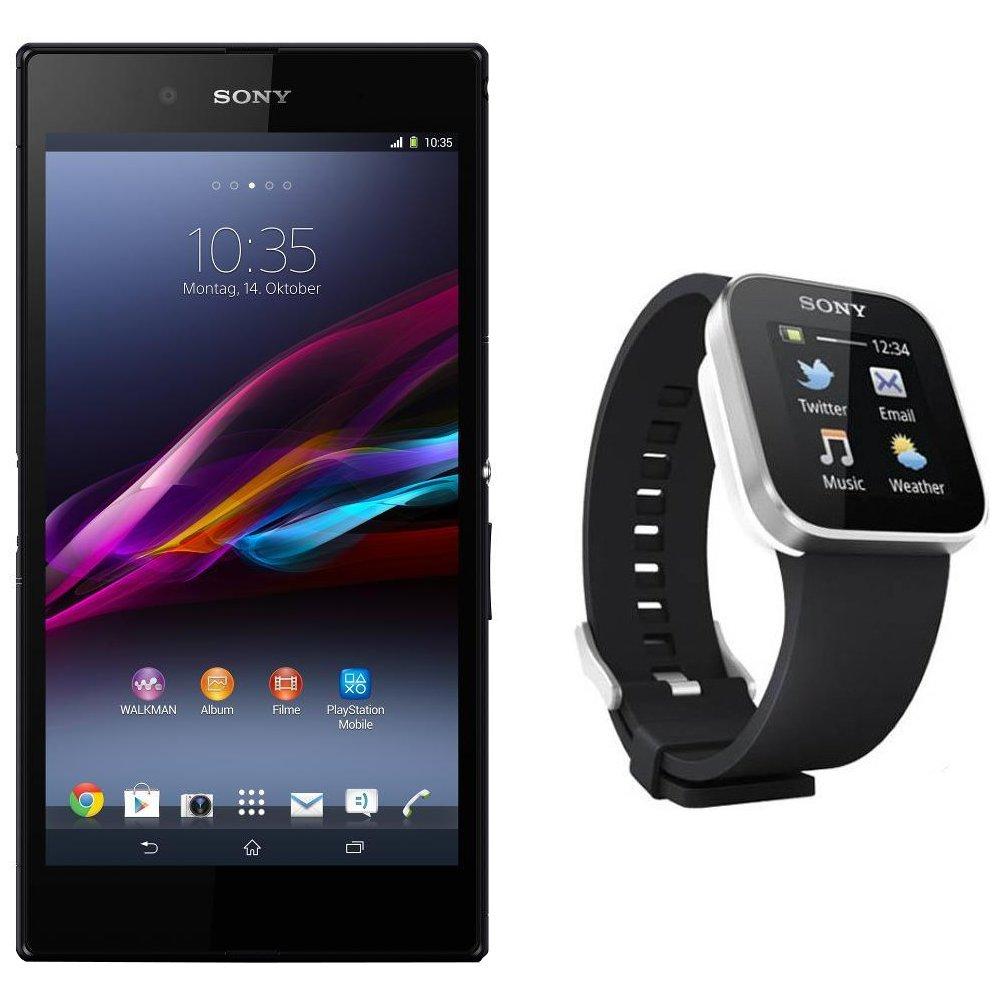 Sony Xperia Z Ultra (czarny) + zegarek Smart Watch MN2 2 gen.