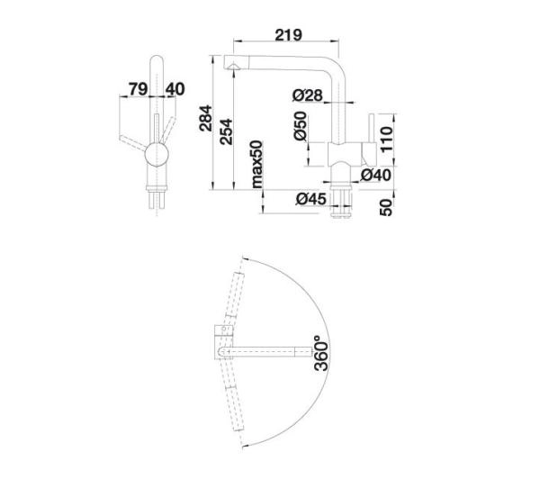 Blanco LINUS 516707 Kawa Wygląd Silgranitu - Kup na Raty - RRSO 0%
