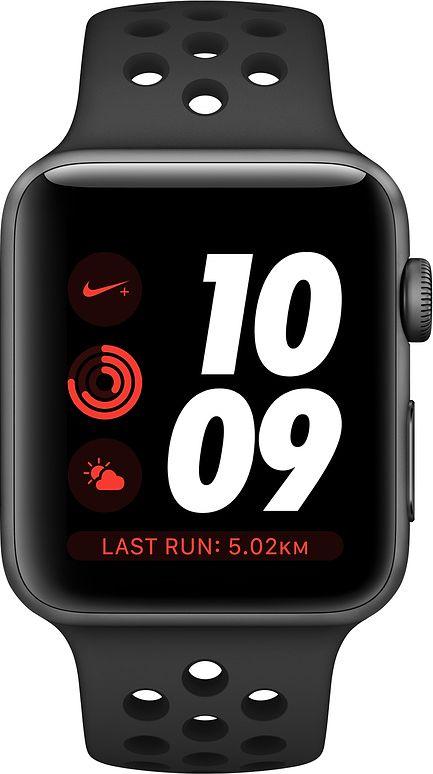 Smartwatch Apple Watch Nike GPS Cellular 42mm czarny Opinie Cena RTV EURO AGD