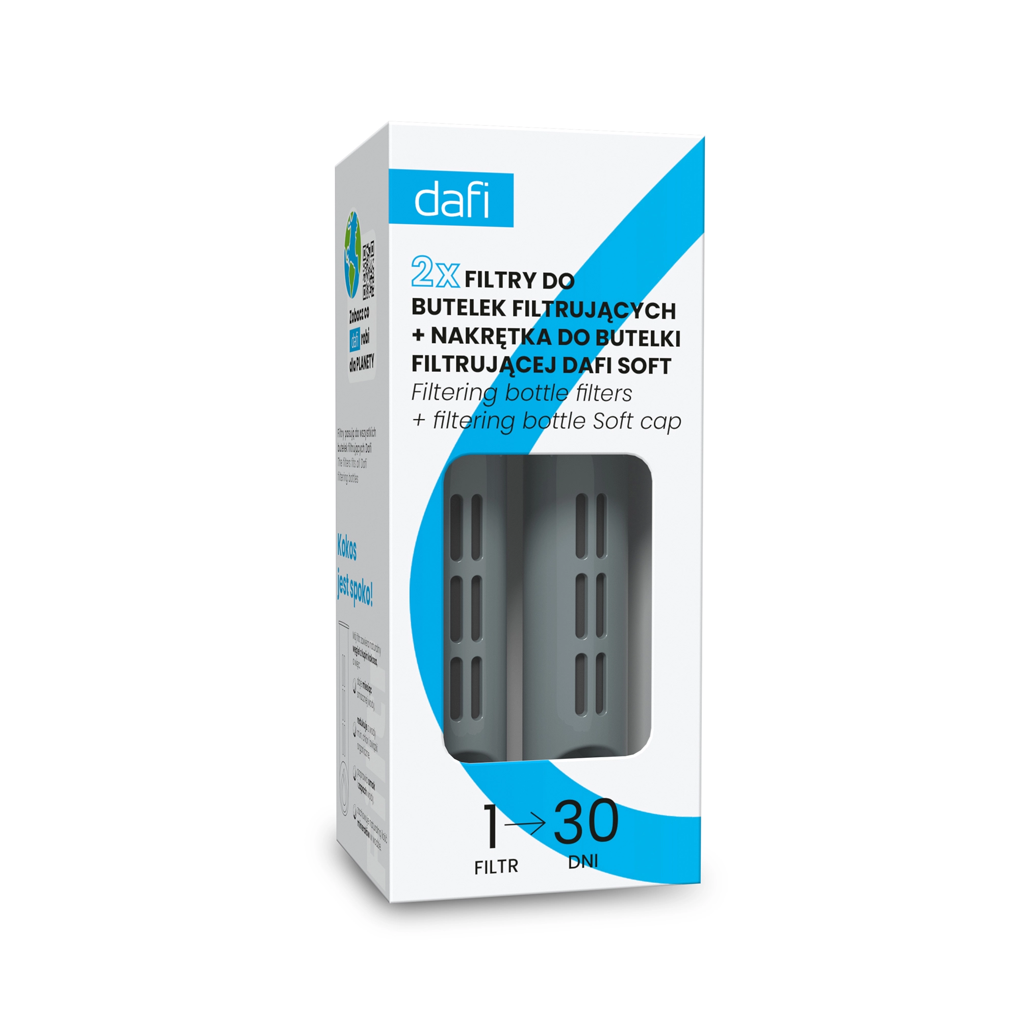 Wkład filtrujący Dafi 2szt. + zakrętka