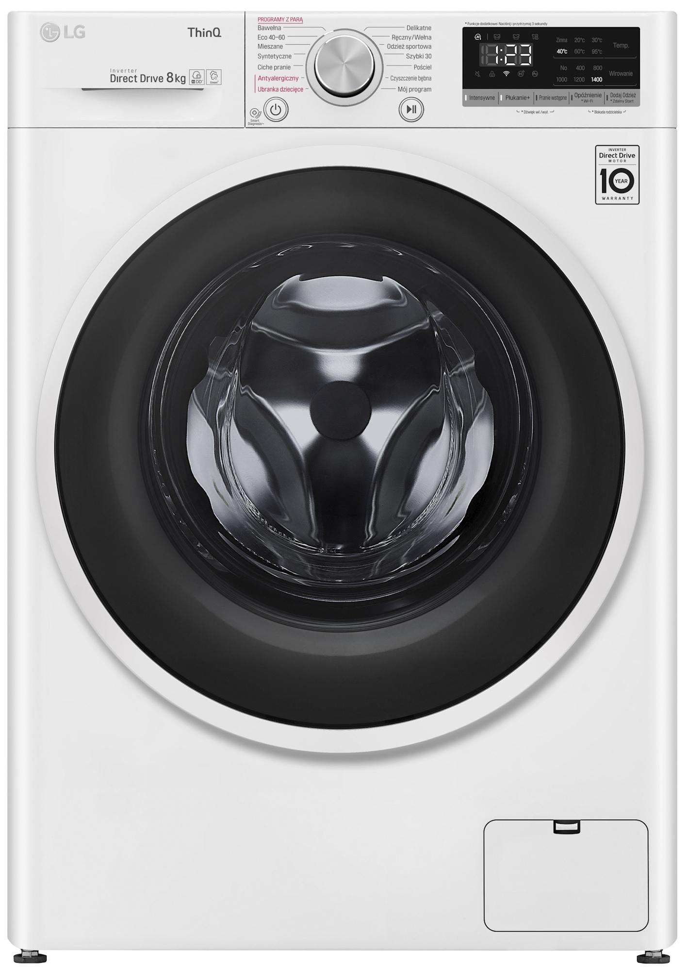 Pralka LG F4WT408AIDD - 8kg