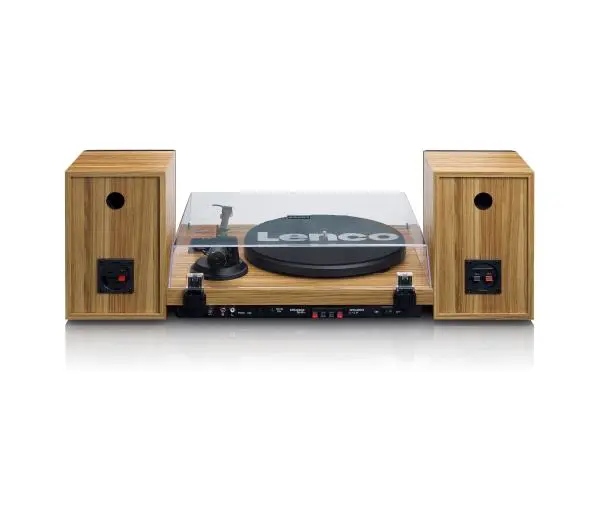 Lenco LS-500OK Manualny Napęd bezpośredni Przedwzmacniacz Bluetooth Drewno + głosniki - Kup na Raty - RRSO 0%