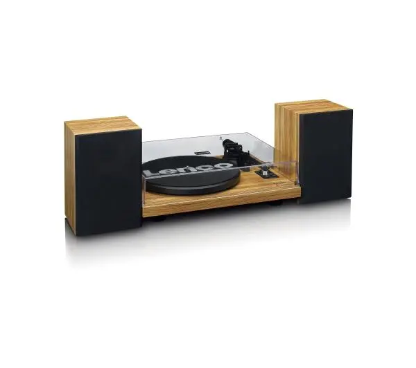 Lenco LS-500OK Manualny Napęd bezpośredni Przedwzmacniacz Bluetooth Drewno + głosniki - Kup na Raty - RRSO 0%
