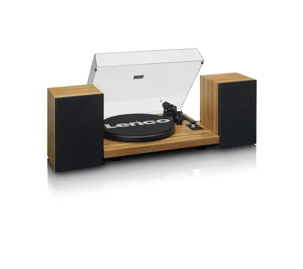 Lenco LS-500OK Manualny Napęd bezpośredni Przedwzmacniacz Bluetooth Drewno + głosniki - Kup na Raty - RRSO 0%