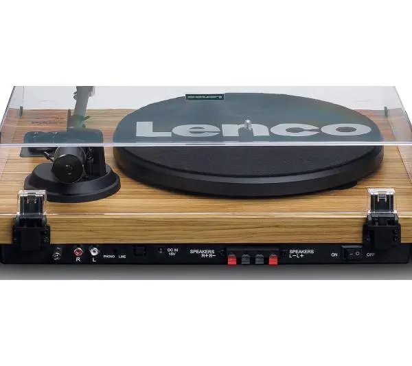 Lenco LS-500OK Manualny Napęd bezpośredni Przedwzmacniacz Bluetooth Drewno + głosniki - Kup na Raty - RRSO 0%