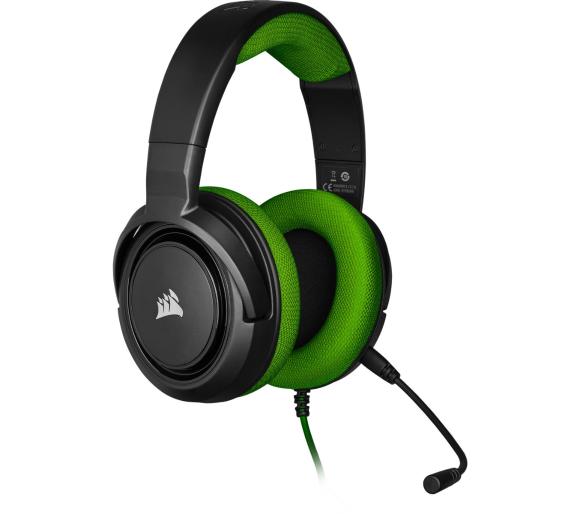 słuchawki z mikrofonem Corsair HS35 CA-9011197-EU (zielony)