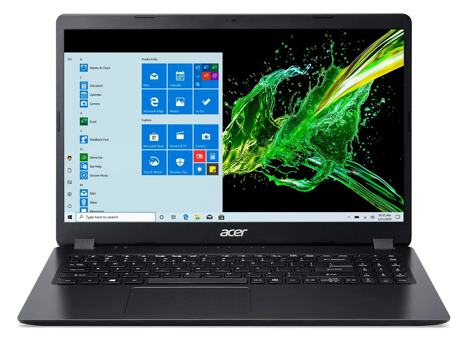 Laptop Acer Aspire 3 A315-56 15,6" i5-1035G1 8GB RAM 512GB Dysk SSD Win10 Czarny