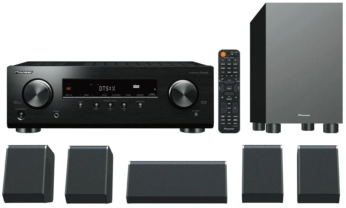 Zestaw kina Pioneer HTP-076D Czarny