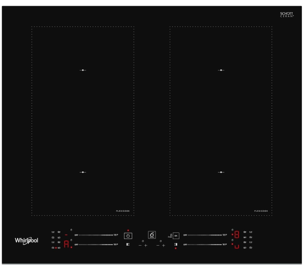 Płyty do zabudowy - Whirlpool WL S3160 BF FlexiCook x2 59cm