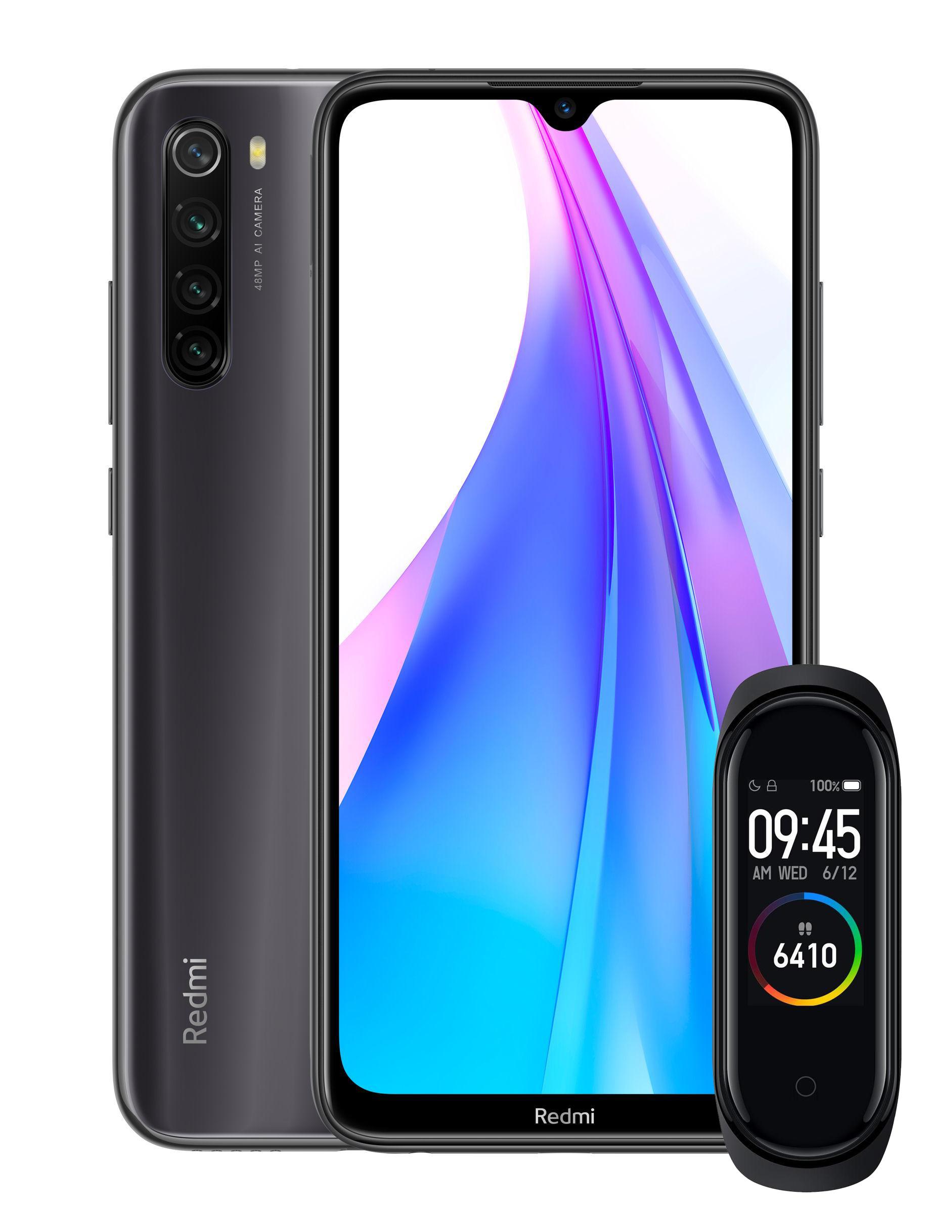 Smartfon Xiaomi Redmi Note 8T 4+64 (szary) + Mi Band 4