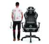 Fotel Diablo Chairs X-One 2.0 Normal Size Gamingowy do 160kg Skóra ECO Tkanina Czarny