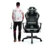 Fotel Diablo Chairs X-One 2.0 Normal Size Gamingowy do 136kg Skóra ECO Tkanina Czarny