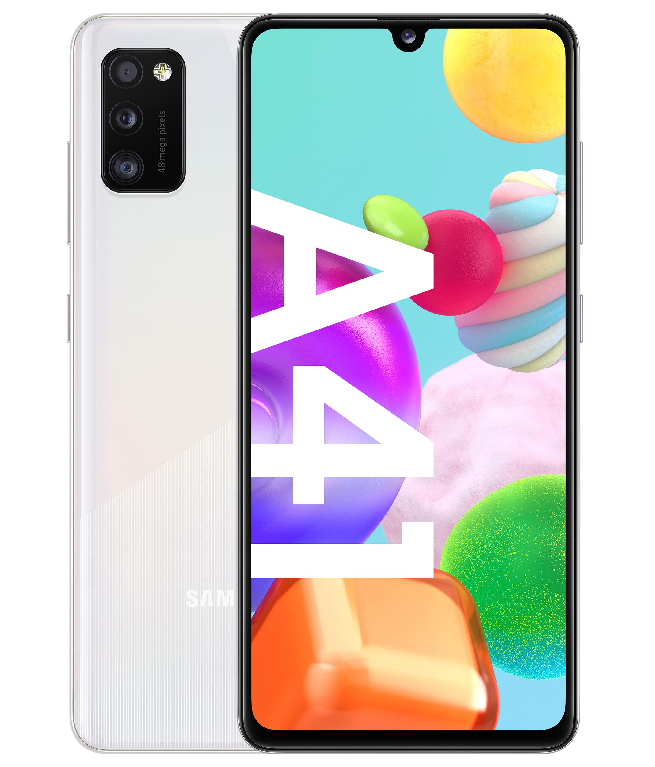 Smartfon Samsung Galaxy A41 (biały) - Opinie, Cena - RTV