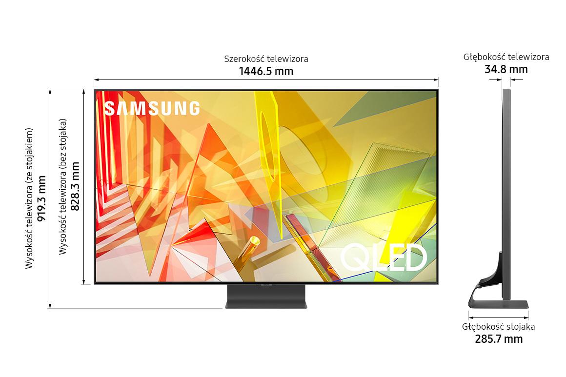 Telewizor Samsung QE65Q95TAT 65" QLED 4K 120Hz Tizen HDMI 2.1 DVB-T2