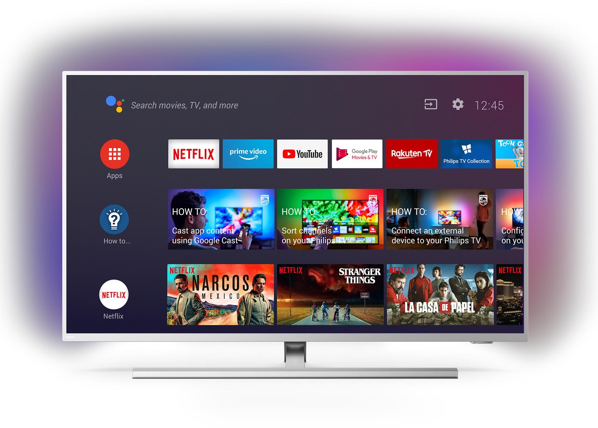 Telecomando di ricambio adatto per Philips Ambilight Smart LED TV 24PFS6855/12 32PFS6805/12 65PUS6554/12 43PFS6805/12 58PUS6504/12