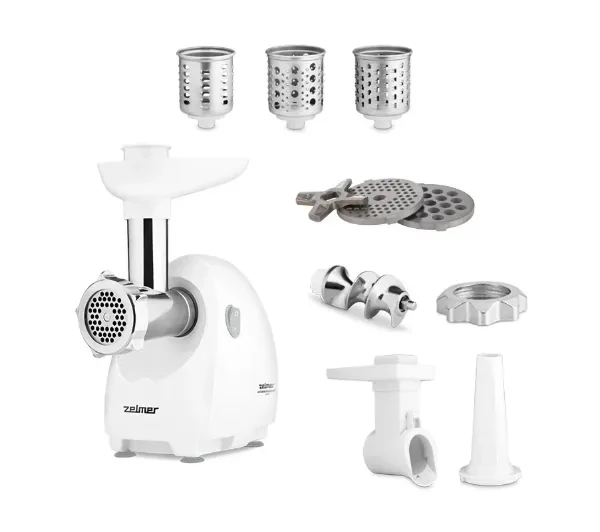 Maszynki do mięsa - Zelmer ZMM4045B 1900W 2 sitka Szatkownica