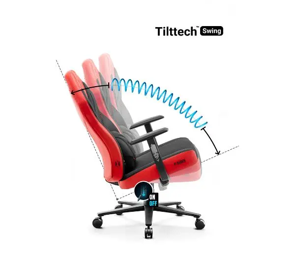 Diablo Chairs X-Gamer 2.0 Normal Size Gamingowy do 150kg Skóra ECO Tkanina Deep red - Kup na Raty - RRSO 0%