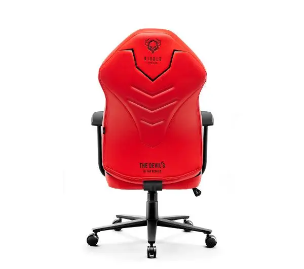 Diablo Chairs X-Gamer 2.0 Normal Size Gamingowy do 150kg Skóra ECO Tkanina Deep red - Kup na Raty - RRSO 0%