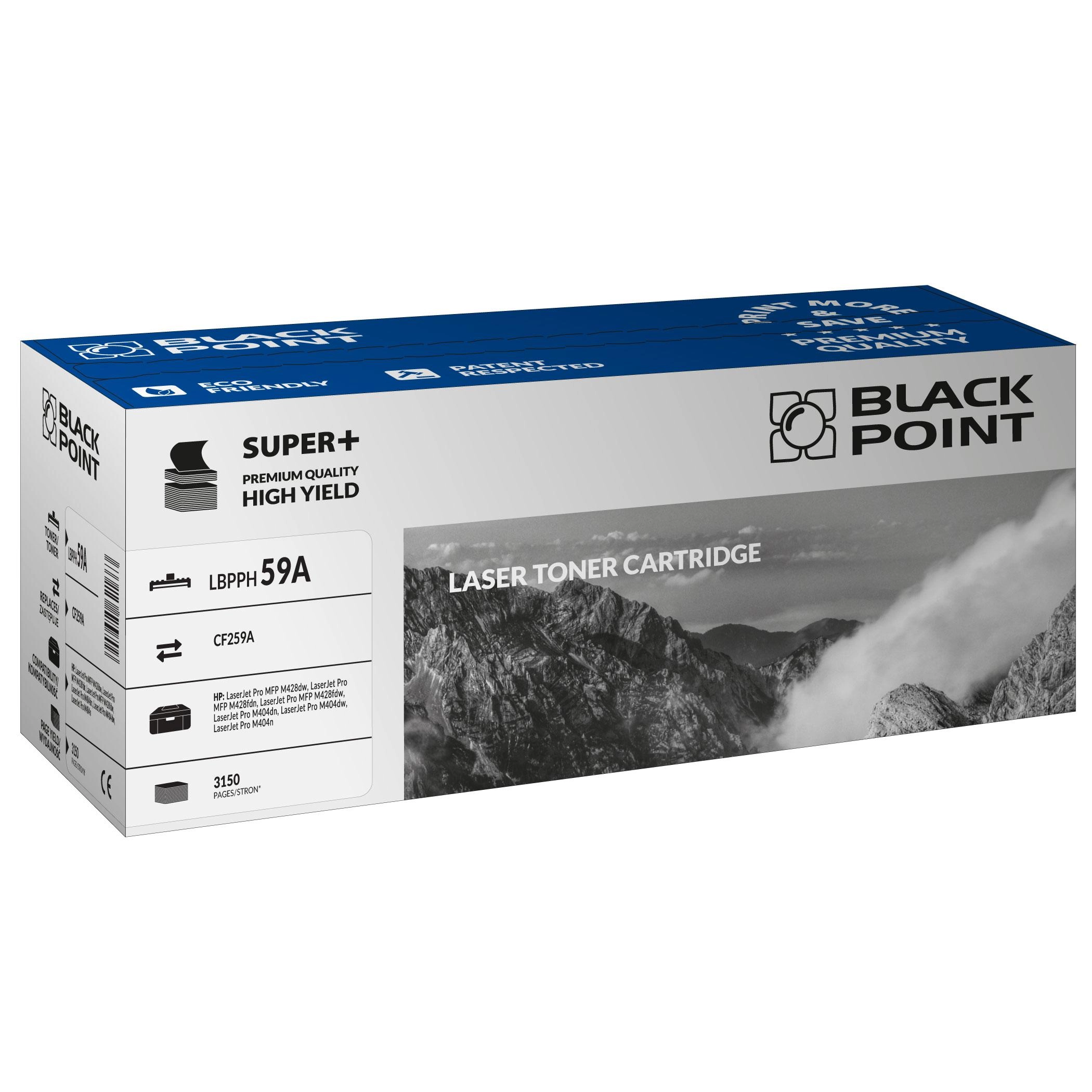 Toner Black Point LBPPH59A (zamiennik CF259A nr 59A) Czarny