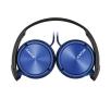 Słuchawki przewodowe Sony MDR-ZX310AP Nauszne Mikrofon Niebieski
