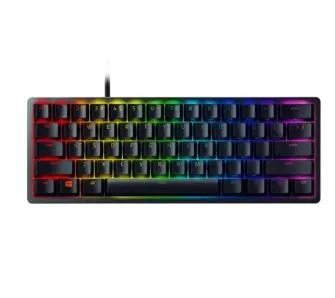 Klawiatura mechaniczna Razer Huntsman Mini Clicky Optical Switch purple Czarny