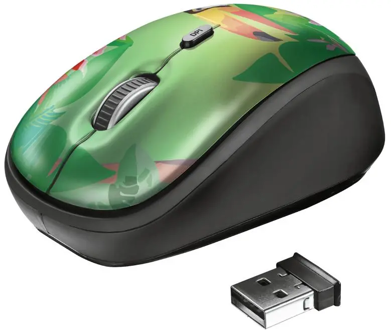 Myszka Trust Yvi Wireless Mouse Toucan 23389 Zielony