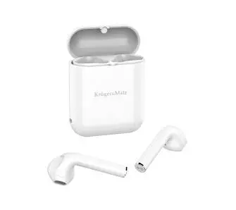 Słuchawki bezprzewodowe Kruger & Matz M1 KMPM1 Douszne Bluetooth 5.0 Biały