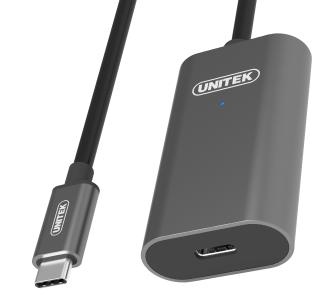 Kabel USB Unitek U305A Srebrno-szary