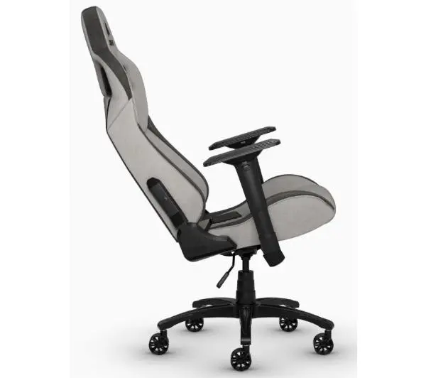 Corsair T3 Rush Gamingowy do 120kg Tkanina Jasnoszary - Kup na Raty - RRSO 0%