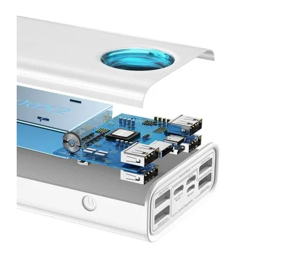 Baseus PPLG000102 Amblight 30000mAh PD QC 3.0 65W Biały - ⚡ BESTSELLERY ⚡