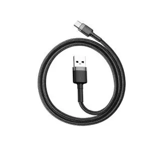 Baseus USB-C Cafule 2A 2m Szaro-czarny